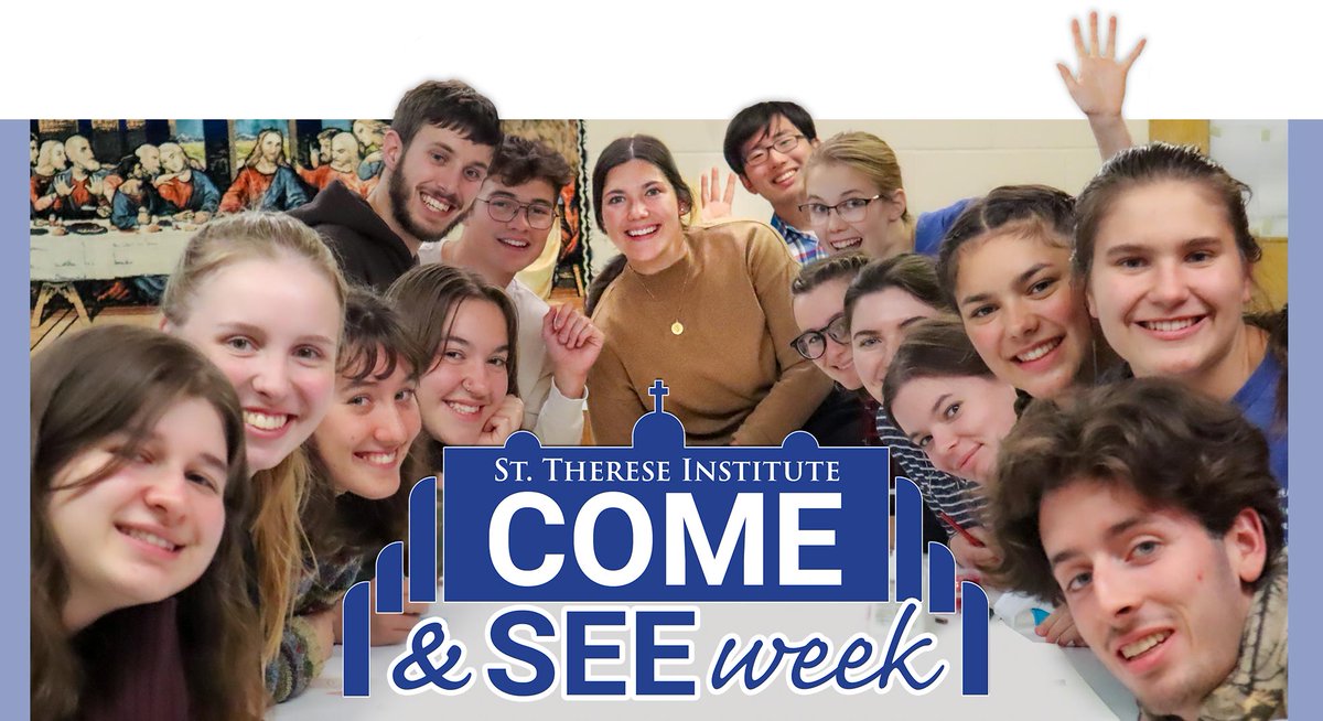 StThereseInst's tweet photo. 🌹 "Come &amp; See" Week, Nov. 7-10, 2022. Great opportunity for prospective students to discover first-hand (and for alumni to re-connect with) what student life in St.T's Faith Formation Program is like. Join us for 1, 2, 3 or all 4 days! $35/day. https://t.co/TtyhJqERdK https://t.co/CbzLDzGKuR