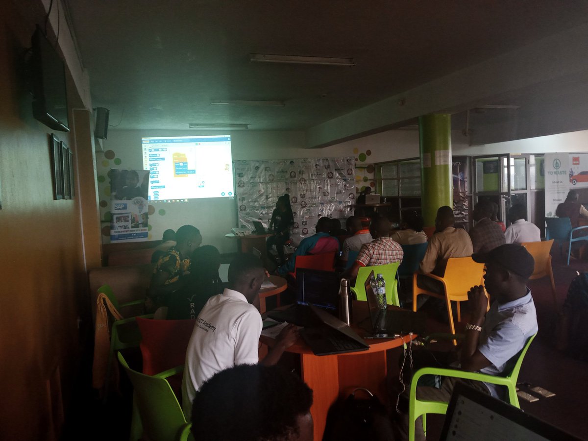mrogers4christ's tweet photo. Delighted to inspire primary &amp; secondary school teachers converged today at @Makerere @miic_ug for #ACW2022 Train the Trainer session. Thank you @AfricacodeweekU team, @SAP and all partners. Coding is a language every child must speak. @coding_mindset @ictteachersug #ICTTrsUg https://t.co/B5laxgFXRq