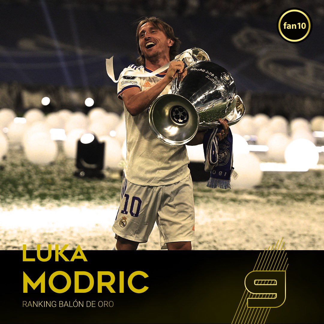 SoyFan10's tweet photo. 🏆 RANKING BALÓN DE ORO:

9. Luka Modric:

La edad es sólo un número en un papel cuando del croata se habla. El mago del conjunto campeón de Europa. Su asistencia en cuartos de final de Champions League será recordada toda la historia.

UNA LEYENDA DEL FÚTBOL. 🇭🇷🤍 https://t.co/DLqGjCOGoo