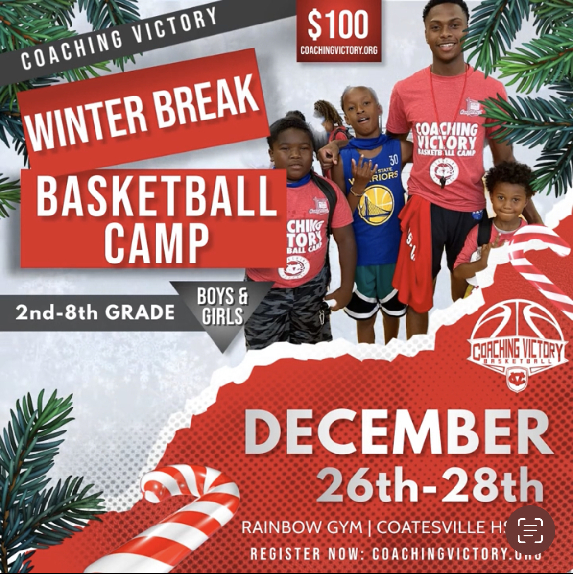 CV_Basketball's tweet photo. CV Basketball Camp returns for Winter Break 2022! - https://t.co/4Z76sDIP2i https://t.co/9it0i3PHmd