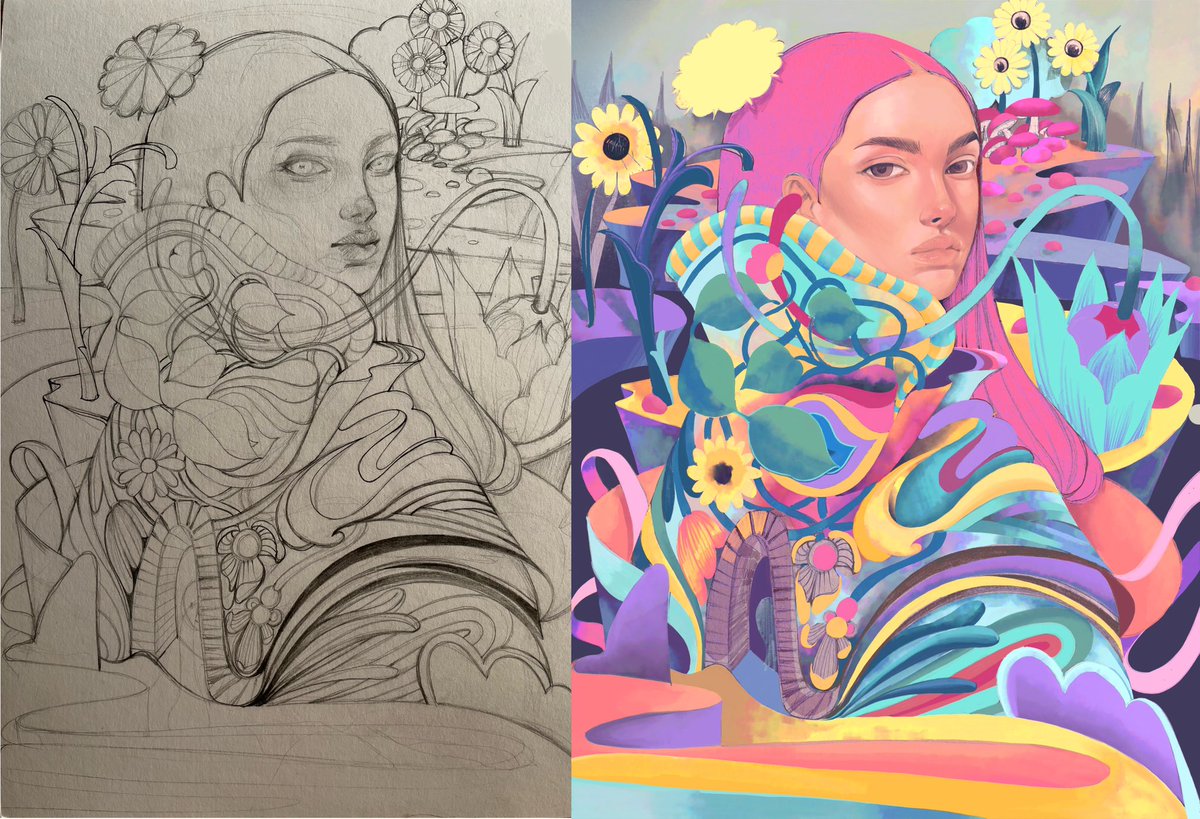 Early GN Fam…✨
Going to continue this..almost there😚💪🏽
#sketch #wip