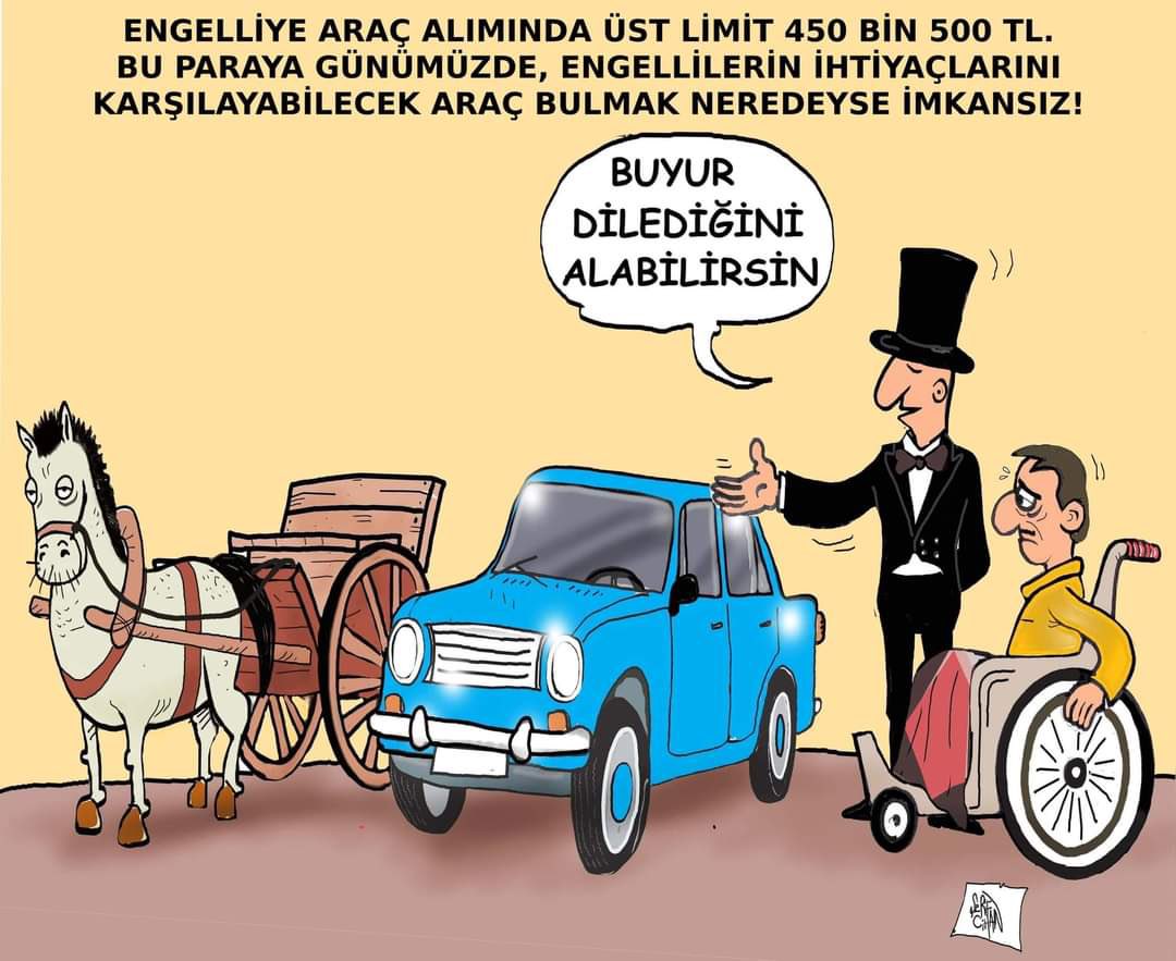 EnverCem's tweet photo. #engelliyelimitikaldır https://t.co/injvpmf1Jm