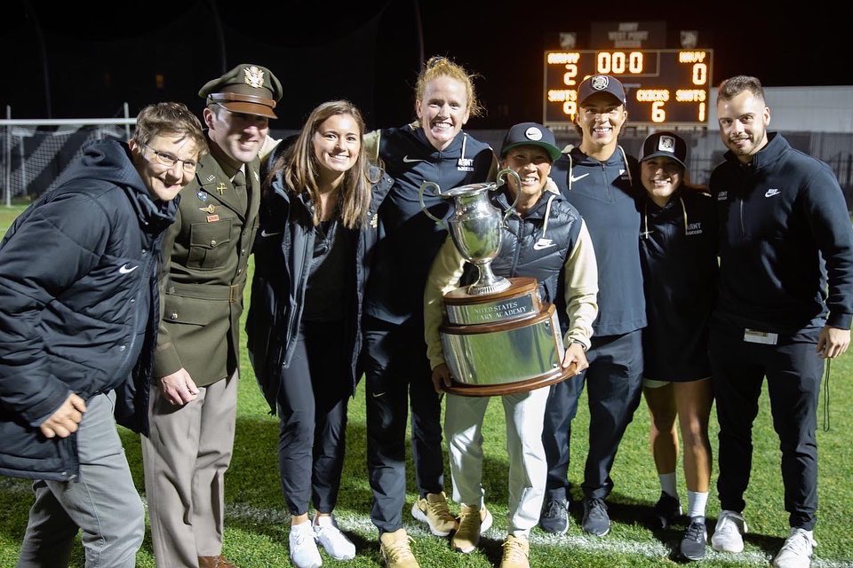 ArmyWP_WSoccer's tweet photo. What a weekend… HUGE thank you to everyone that helped make it so special! To the @WestPoint_USMA community… To our @GoArmyWestPoint staff, families, &amp; fans… To @ArmyWP_WSoccer past, present, &amp; future… We appreciate you all!!! We will never forget this ⭐️

#GoArmy
#BEATnavy https://t.co/82EFEr0NZ7