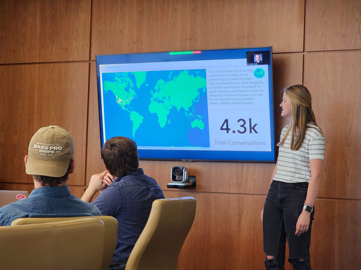 thermokarst's tweet photo. Do you love the Earth and your neighbor?

Join @BYU's student body in their #YTalk effort to have a million conversations about climate before @KHayhoe's visit in November.

Log your conversations here: https://t.co/yssUB5ReLB https://t.co/INtLGxCY9D