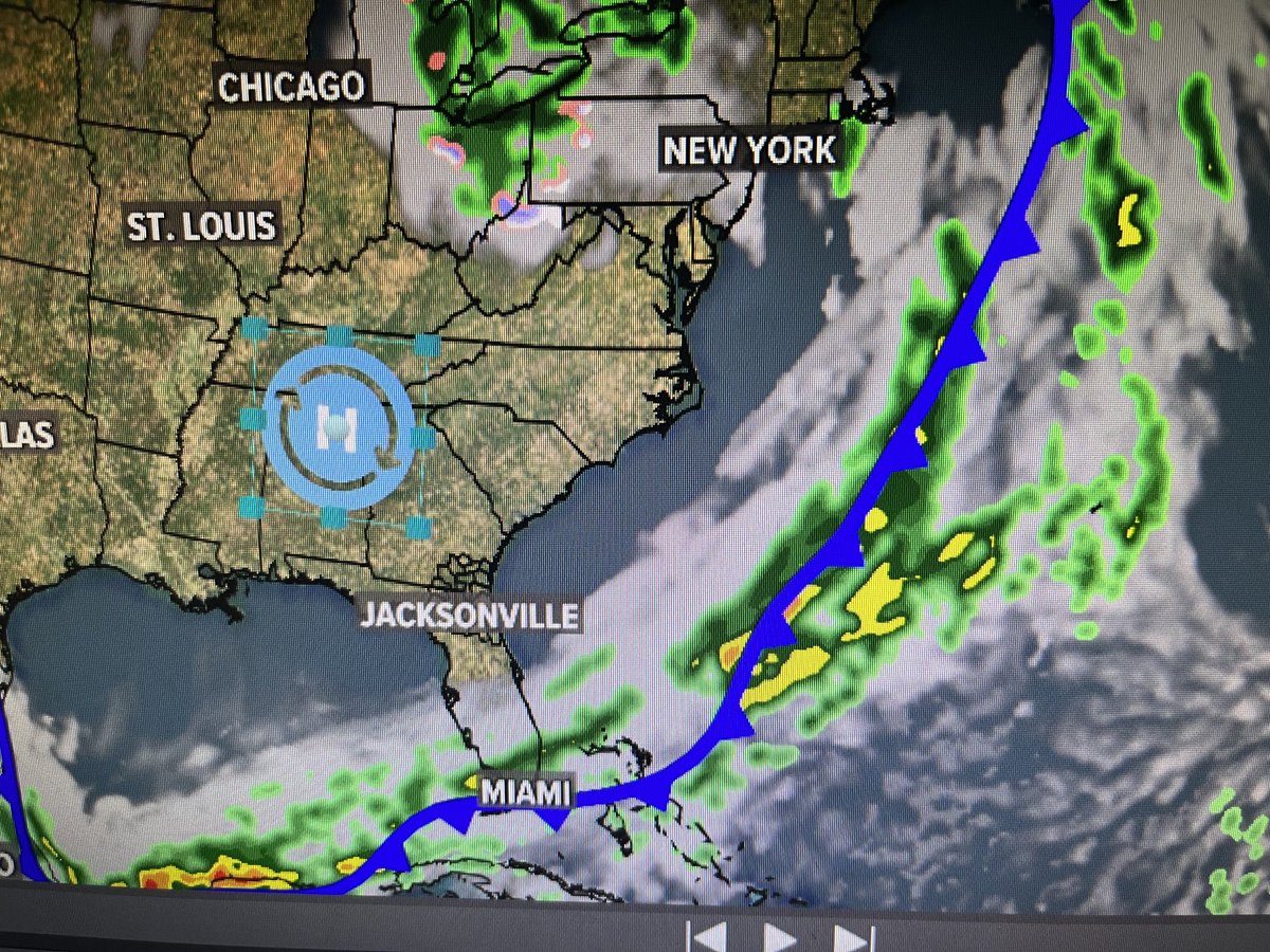 Weather map Wednesday