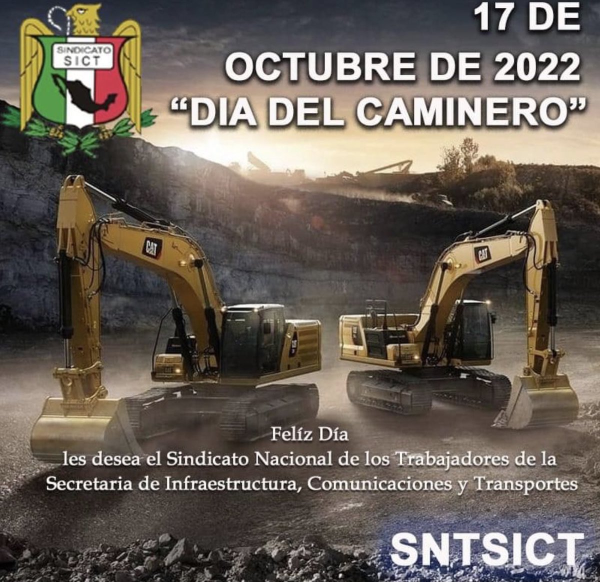 #FelizDia 
#SNTSICT
Felicitaciones a todos los Camineros del país!
#SomosFEDESSP 
<a href="/agusaviles1/">Agustín Avilés</a> 
<a href="/valenzo14/">Otilio Valenzo Romero</a> 
<a href="/ConfusioV/">Confusio Ernesto Salazar Vilchis</a> 
<a href="/marudavalos29/">Maru Dávalos</a> 🚧🚦🇲🇽