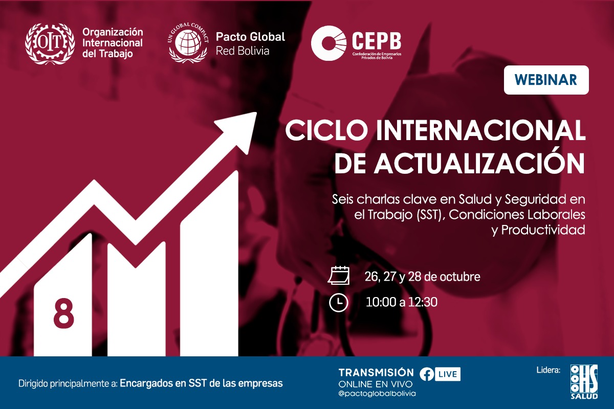 OITAndina's tweet photo. 🤔¿Aún no te registras?

👉🏽Ingresa a https://t.co/mSkNCp7ltj y participa de 3⃣días de aprendizaje junto a expertos🇧🇴🇨🇴🇵🇪🇪🇸🇮🇹 que hablarán sobre salud, seguridad y riesgos laborales.

Un espacio promovido por la Mesa Laboral de #OIT 
@CEPB_Bolivia y #PactoGlobalBolivia https://t.co/gB31at2dnh