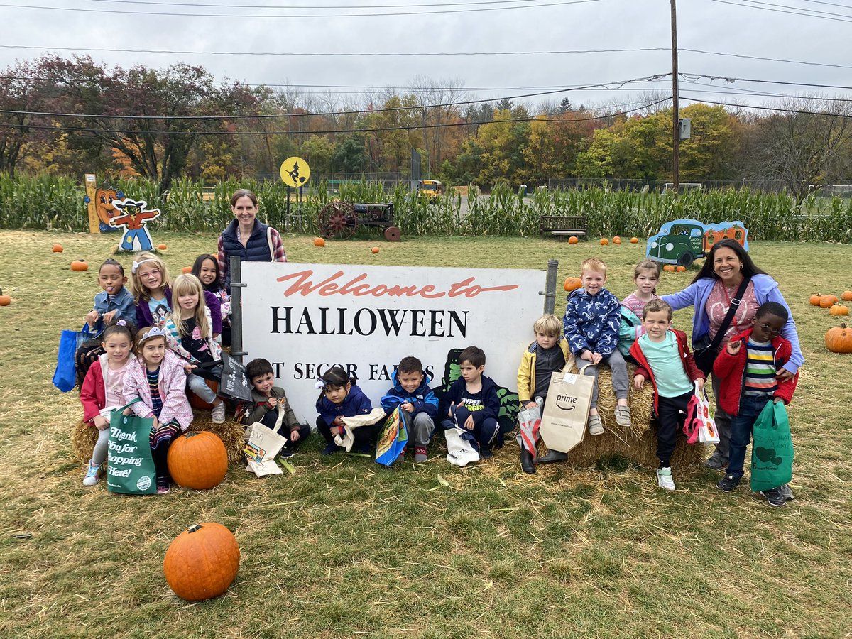 A great morning for pumpkin picking!