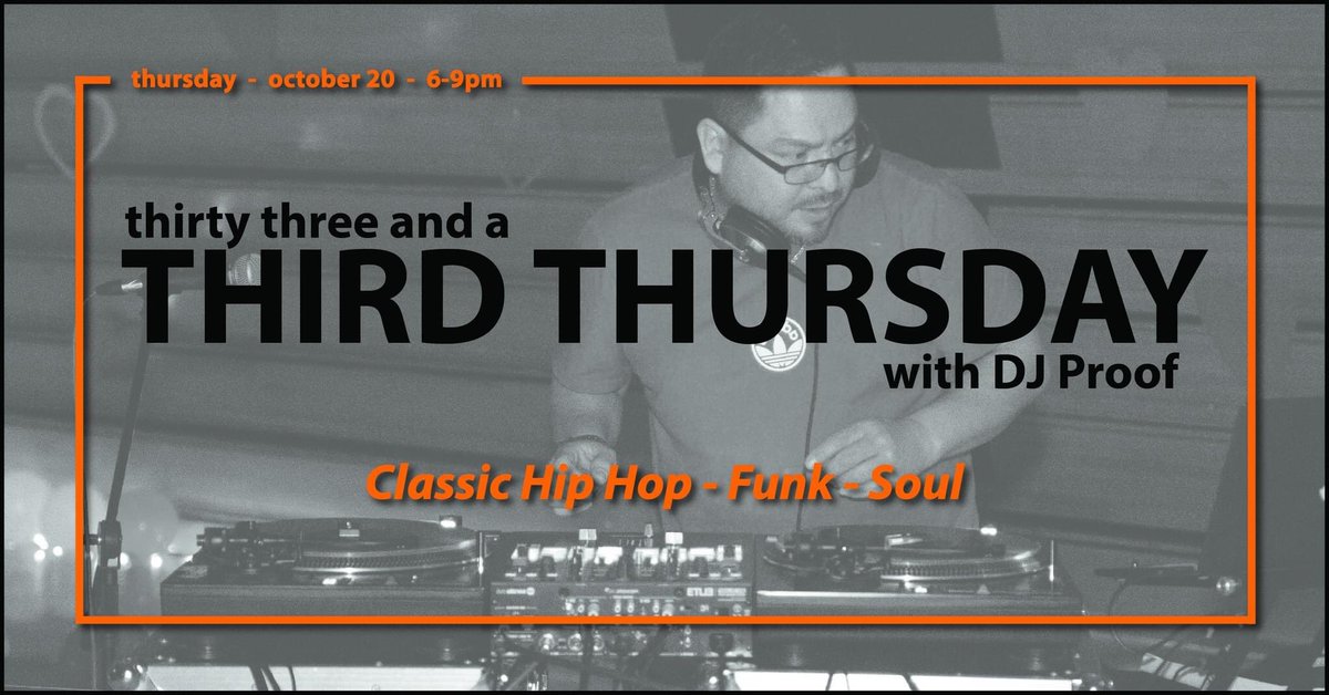 DjProof's tweet photo. Back in KCMO this Thursday evening at @StockyardsBeer for 33&amp;1/3rd Thursdays!!! The Needle drops at 6pm!! https://t.co/CHnmYS7fok