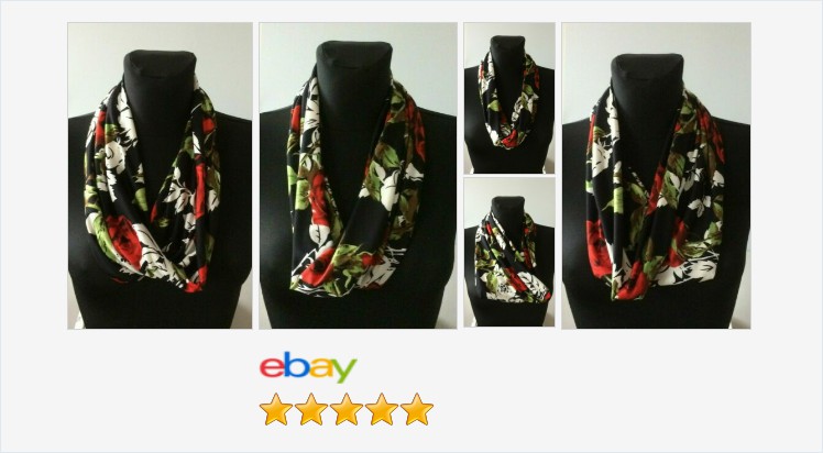 BluediamondsGS's tweet photo. #handmade cowl, snood, neck warmer, scarf, black and red rose print, silky knit | eBay #scarf #snood #neckwarmer #cowl #polyester #elastane #silky #blackandred #rose #floralprint #summer #spring #autumn #winter #fashion #accessories #giftsforher #gifts https://t.co/W8jC6ONhBx https://t.co/J0y3p5yJNa