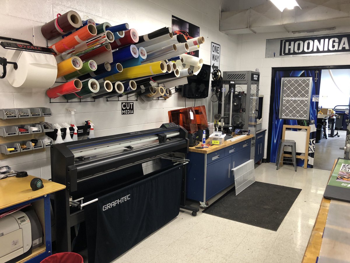 Thanks to <a href="/mrfuller_glhs/">Kristopher Fuller</a> and <a href="/TheRealMrBanks/">Chuck Banks</a> for giving me a tour of the Fab Lab and Clark hall at Gahanna Lincoln High School. I can’t wait to get students into our MakerSpace at Berlin Middle!