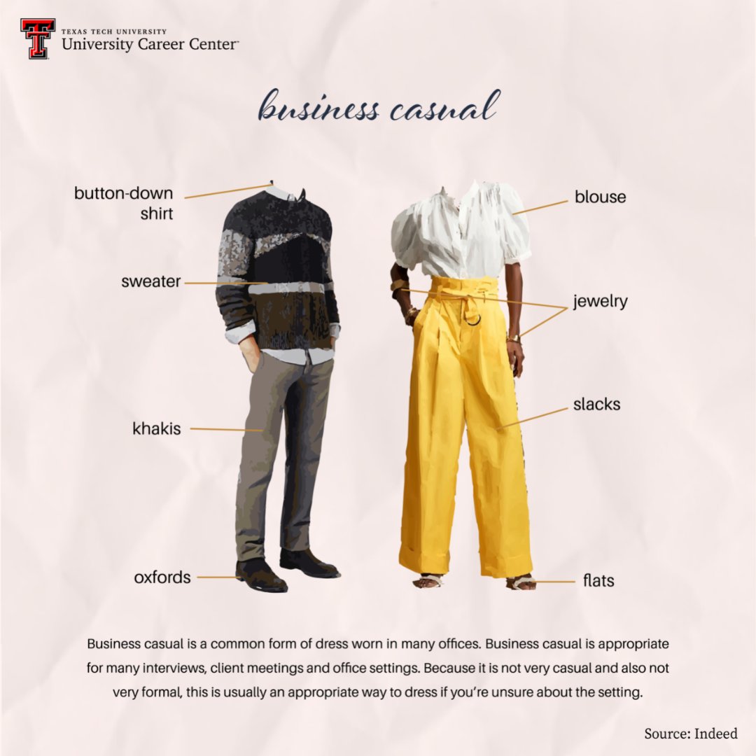TTUCareers's tweet photo. Before the interview, check the company’s “About Us” page &amp; social media profiles for clues about their culture. If you’re still unsure, ask the recruiter what they recommend you wear to be successful in the interview.” More tips here > https://t.co/DZPcH5c7kg #EtiquetteWeek https://t.co/Lew4k3LKns