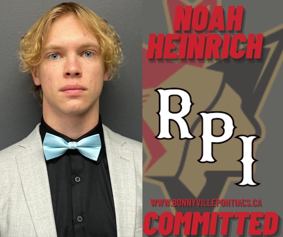 🚨COMMITMENT ALERT🚨 
Pontiacs D-Man Noah Heinrich has committed to Rensselaer Polytechnic Institute 
<a href="/RPI_Hockey/">RPI Men's Hockey</a>! For the full story head to bonnyvillepontiacs.ca

Congratulations Noah!