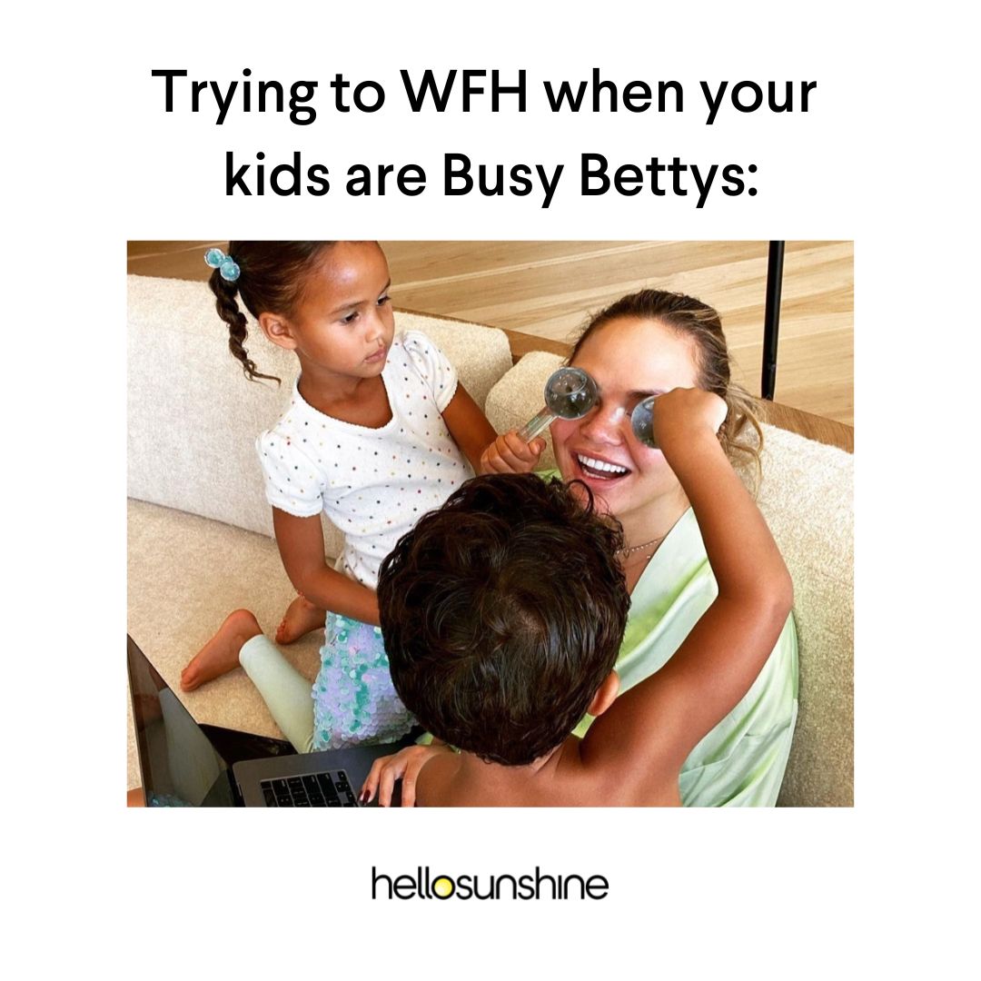🥴😵‍💫 Happy Monday? lol We want to hear your parenting advice👇 Because all jokes aside we love their busyness and endless energy! How do you encourage your kids’ unique personalities and creativity? Buy @ReeseW's new children's book: bit.ly/3TbCNdu 📷: @chrissyteigen