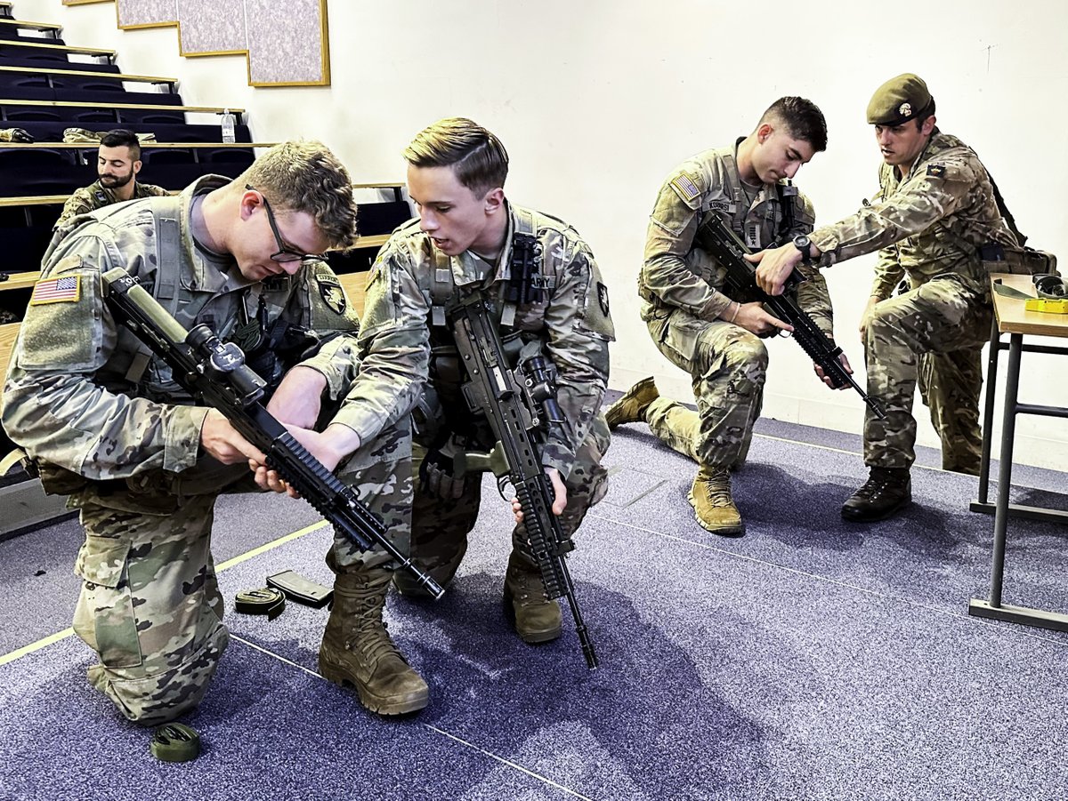 Last week, CDTs from WP's Black and Gold Sandhurst teams earned bronze for their performance after participating in the 2022 Exercise Cambrian Patrol, a premier patrolling event held in Wales and hosted by HQTs 160th Welsh BDE. @ArmyInWales I @USArmy I @BritishArmy I @SecArmy