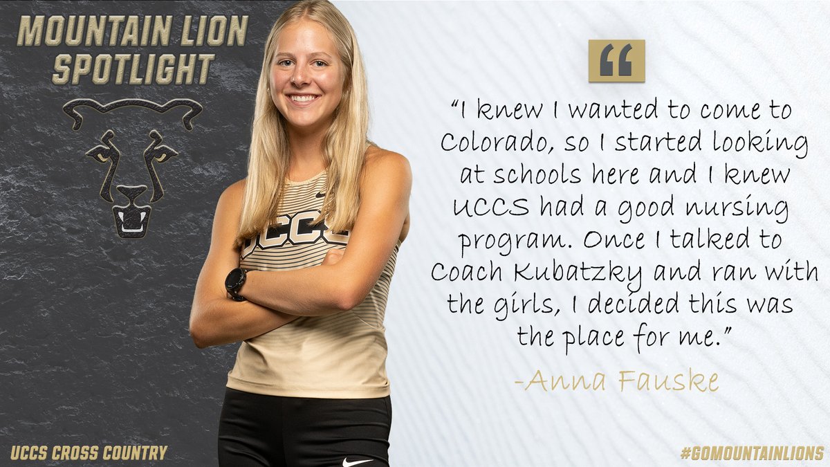 With the <a href="/UCCS_WXC/">UCCS Women's Cross-Country</a> team set to host the UCCS XC Open this Friday, we sat down with sophomore Anna Fauske to discuss her decision to attend UCCS, the team's strong performance at the Live in Lou Classic, and much more! #GoMountainLions 

Full Interview 🎥: fal.cn/3sNYl