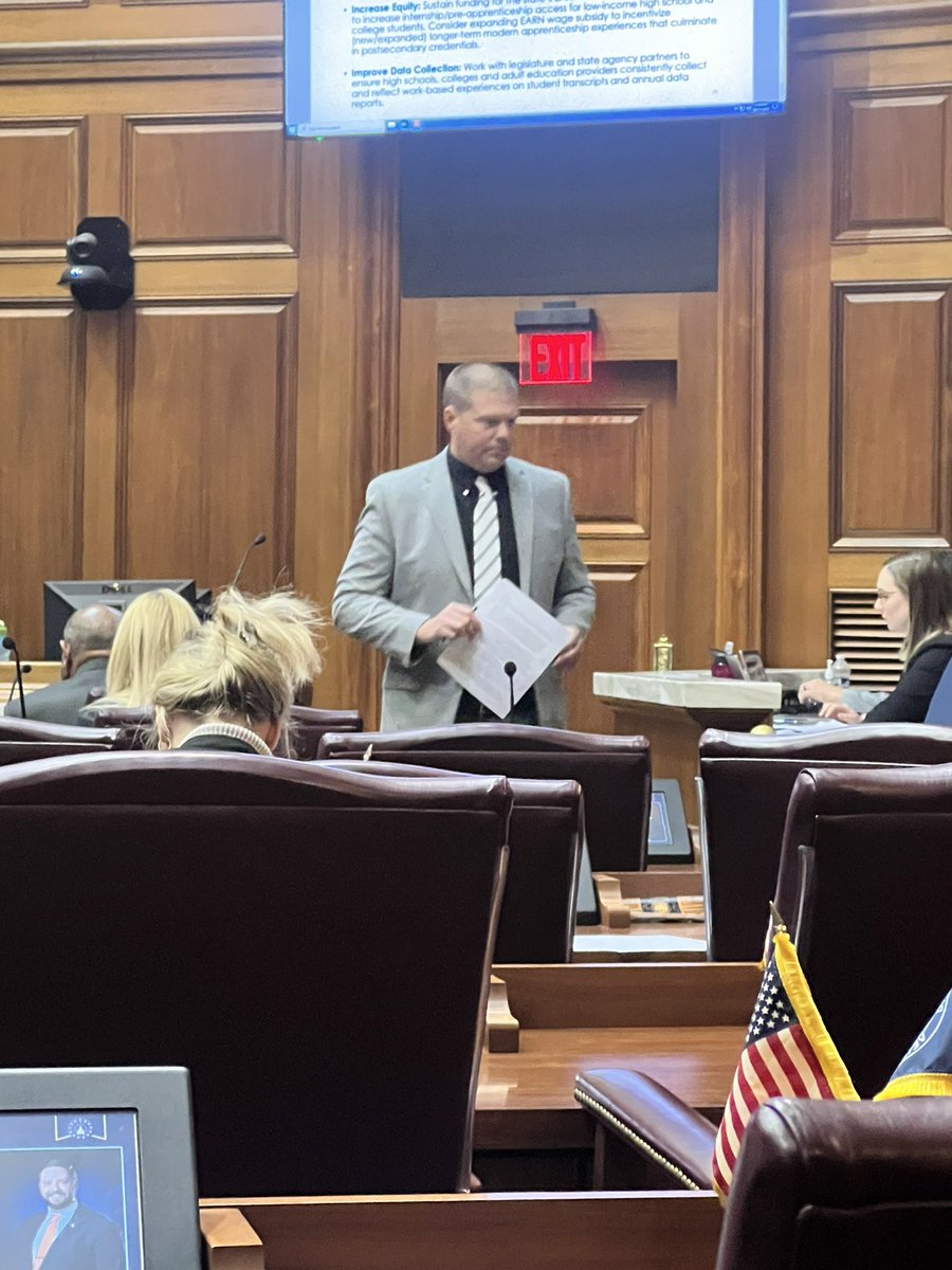 Excellent representation by IAPSS members Todd Hitchcock, Superintendent at Eastern Shelby Schools and Paul Ketcham, Superintendent at Batesville Community Schools as they provided excellent testimony at the Interim Study Committee on Education