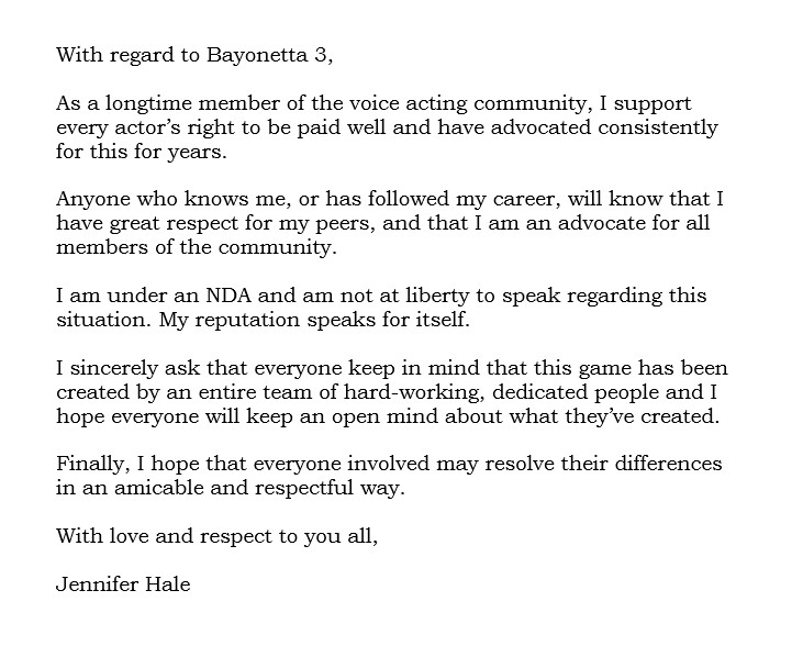 jhaletweets's tweet image. About Bayonetta 3: