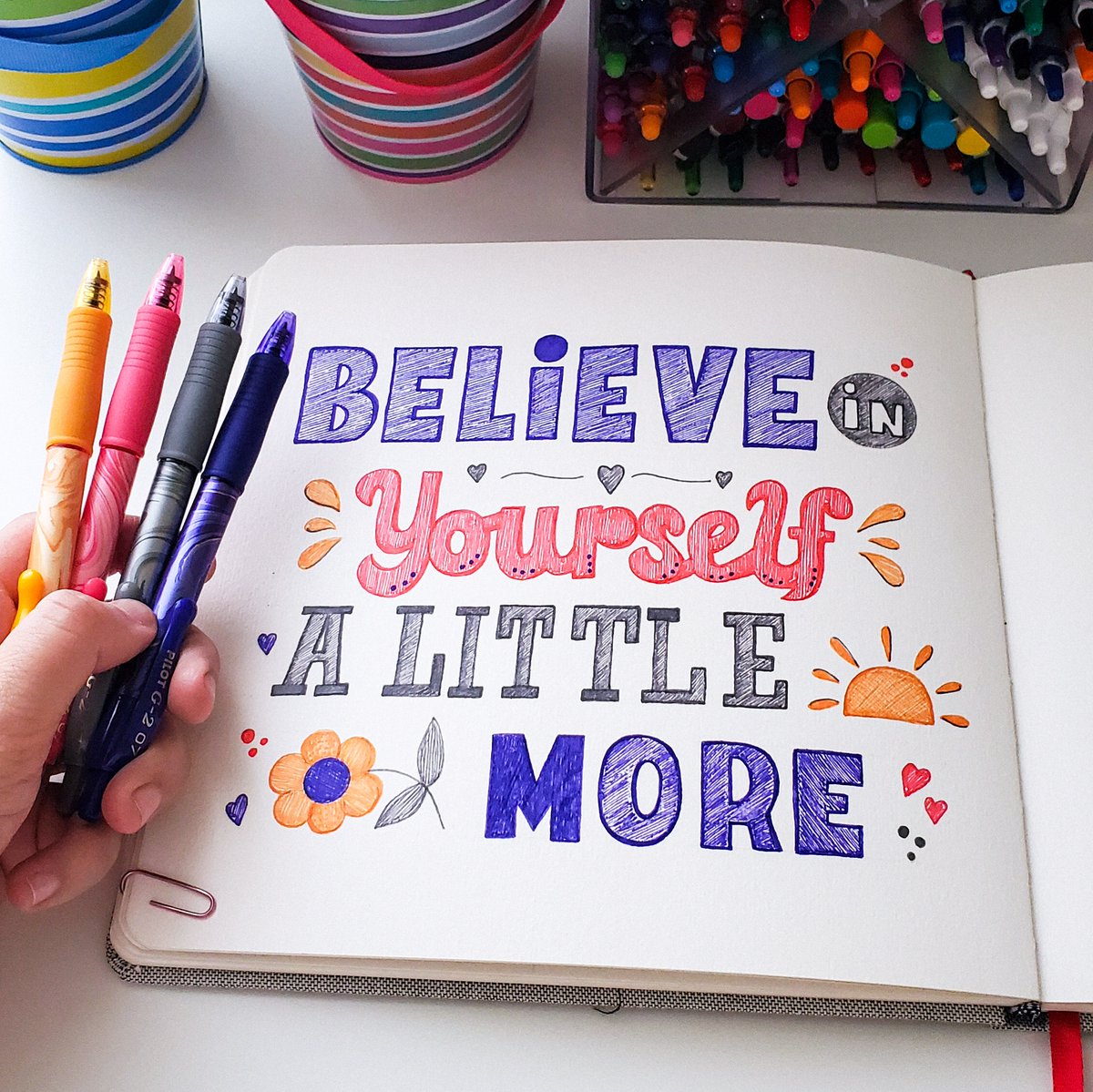 There's so much power in your words. With our Mineral Art Collection, you can create the truth you need to believe 🧡 #PowerToThePen