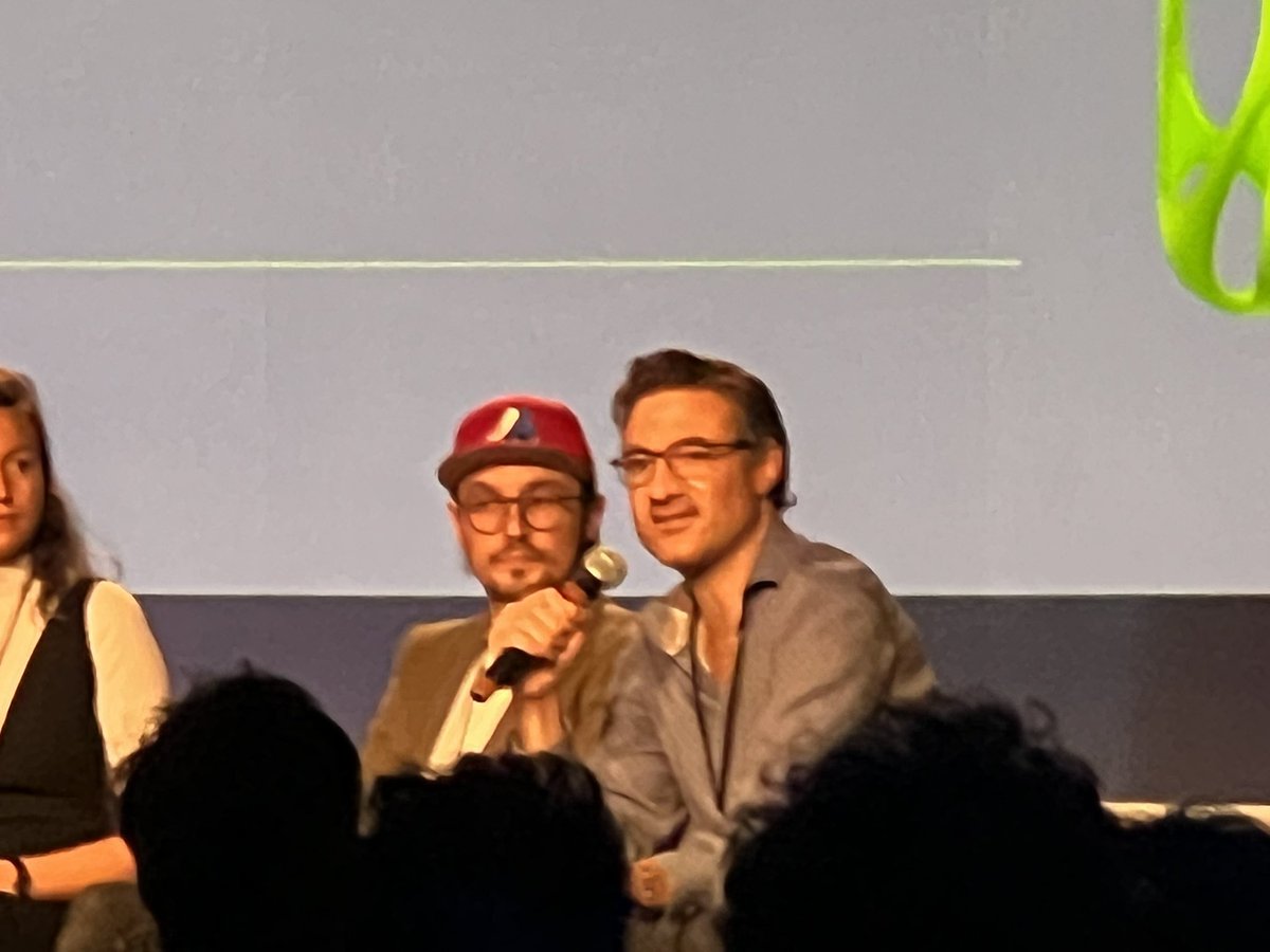 codepoet127's tweet image. “Art, tech and play can be an incredible way to break out of the shell of what we know.” Vince Kadlubeck of @MeowWolf at @hubmontreal