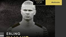 Erling Haaland Ballon d'or sıralamasında 10.Sırada yer aldı.
#BallonDor
