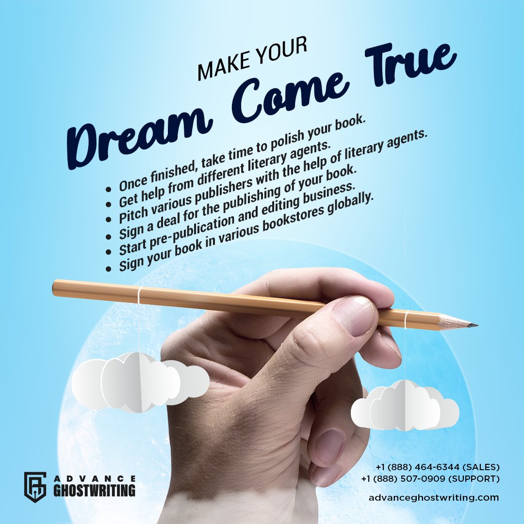 adv_ghostwriter's tweet photo. Publishing your book is not just a dream anymore! Here’s how you can get your book published and make it reach thousands of readers:

#writingbooks #ghostwriters #designers #editors #services #books #Brand #status #bookbrand #bookwriter #ebookwriter #author #advancebookwriting https://t.co/Tvnl5kna0W