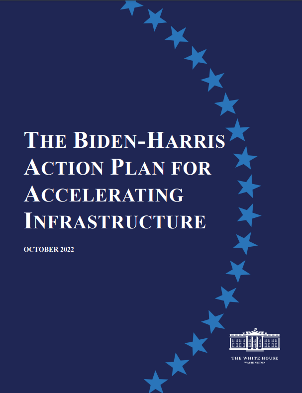 PMCR_Illinois's tweet photo. Exciting news! The White House announced the Biden-Harris Action Plan for Accelerating Infrastructure. In this report, PMCR is cited.

We are thrilled that our work is being recognized &amp; used to support a more efficient delivery of infrastructure in the US! https://t.co/nQycCwEGmA