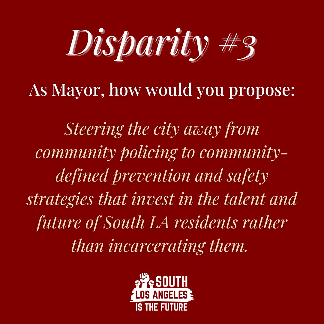 30 years ago, LA experienced one of the biggest uprisings in U.S. History – the 1992 Civil Unrest. We continue to see and experience police brutality decades later… Go to SouthLAistheFuture.org to learn more. #DriversofDisparity #SouthLAIsTheFuture #LAMayoralCandidate