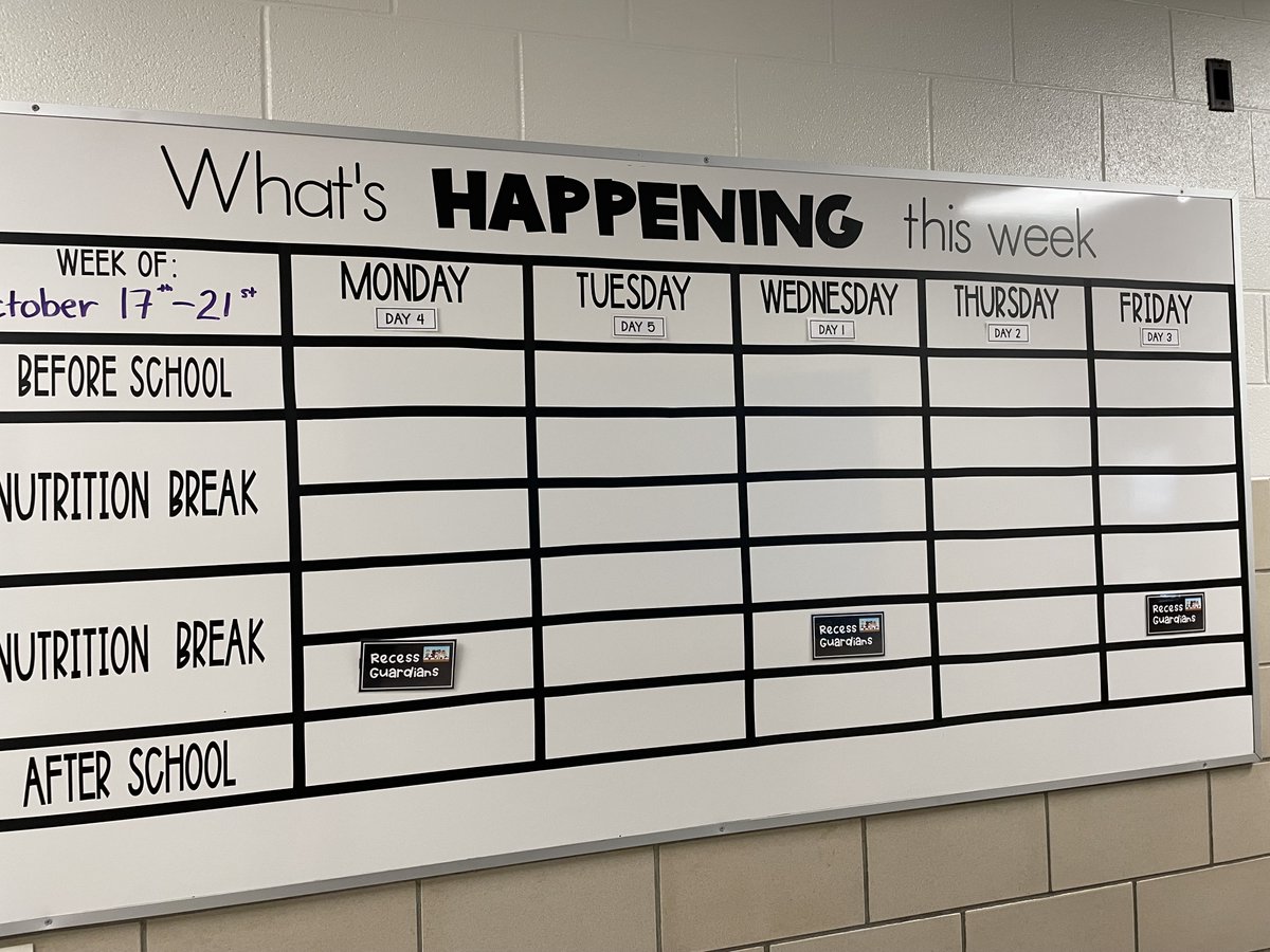The Forest Hill students are getting excited to see what activities are popping up on our newly designed 'What's Happening?' board. Thank you Ms. Steffler and Mrs. Scida for helping to communicate these updates.