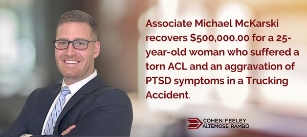 Associate Michael McKarski recovers $500,000.00 for client.

More here: bit.ly/3EL3W2I

#truckaccident #personalinjury