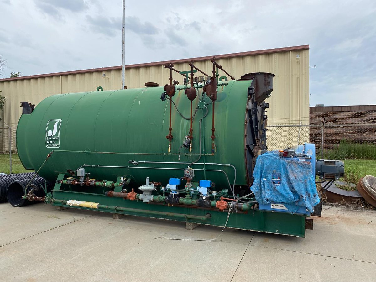 RasMech's tweet image. Cleaned up and completely refurbished this 600 HP Johnston boiler for a customer in Iowa. #boiler #beforeandafter #coderepair