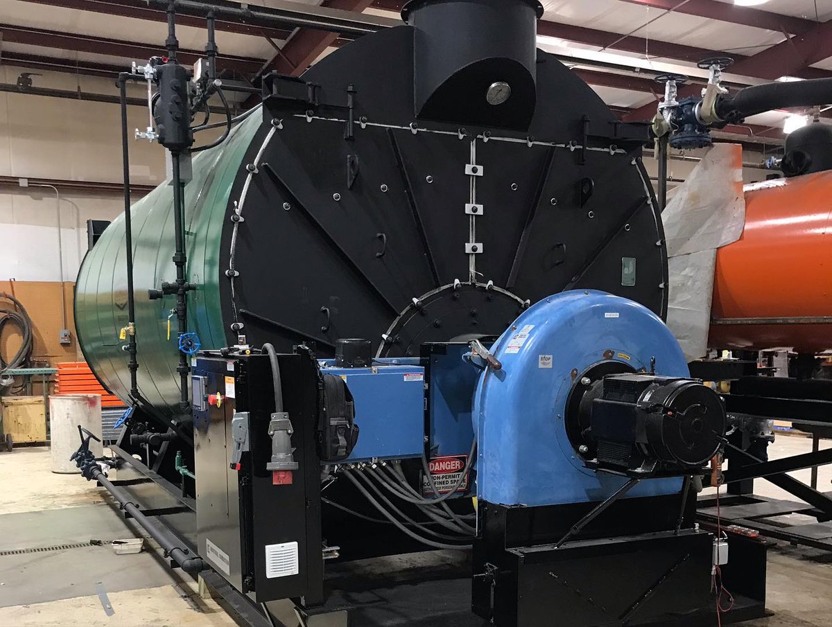 RasMech's tweet image. Cleaned up and completely refurbished this 600 HP Johnston boiler for a customer in Iowa. #boiler #beforeandafter #coderepair