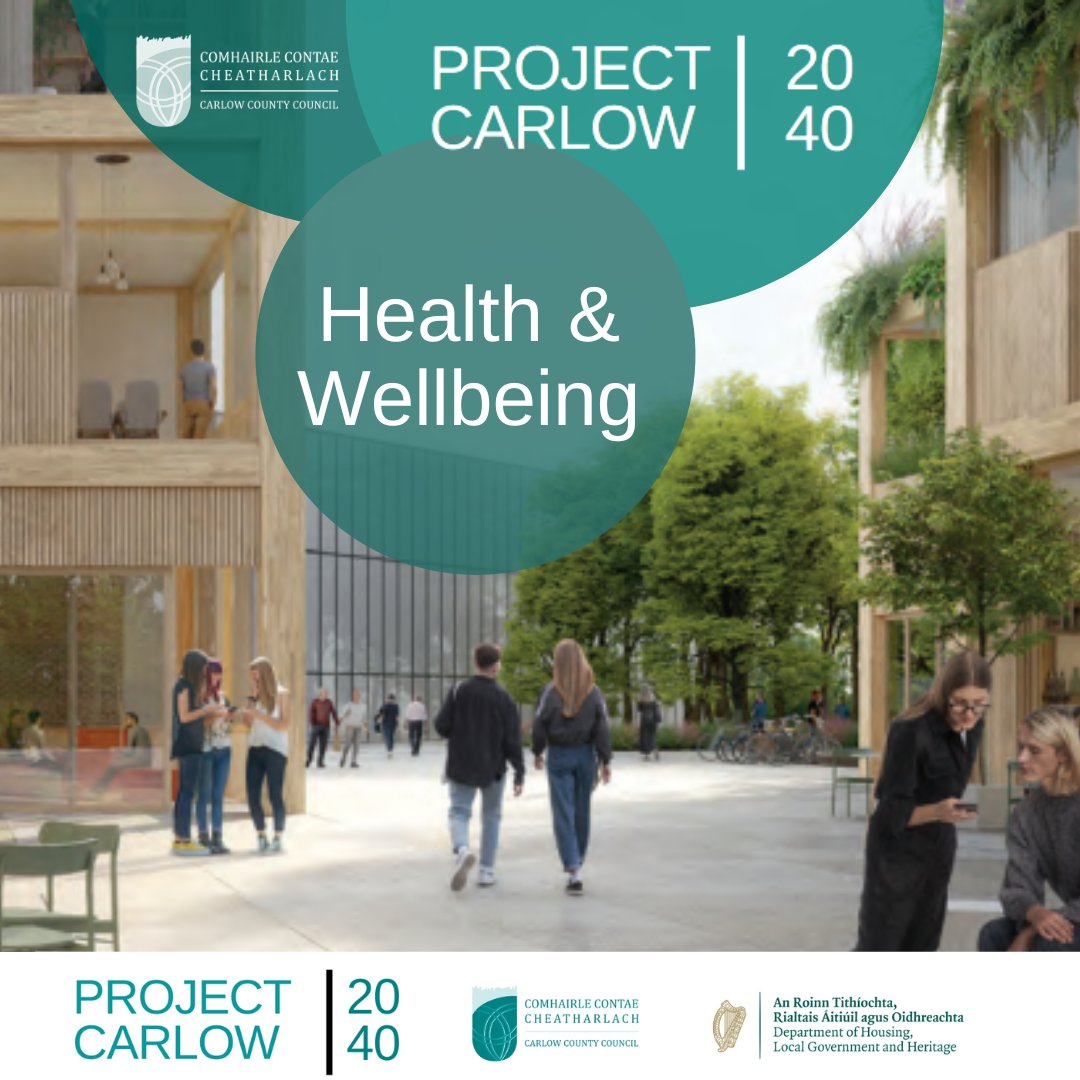 Carlow2040's tweet photo. The creation and maintenance of a healthy public realm for Carlow is essential to the achievement of a thriving, vibrant, sustainable and attractive Town Centre that everyone can enjoy and take pride in. 
Find strategy details at https://t.co/a8JYCAqoLg 
#Carlow2040 https://t.co/xLa5koI1vV