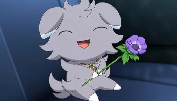 The smiling Pokémon of the day is... Espurr! A little flower, a nice necklace, and a good sit. What's your recipe for happiness? Submitted by <a href="/AlanPeterson97/">Alan Peterson</a>