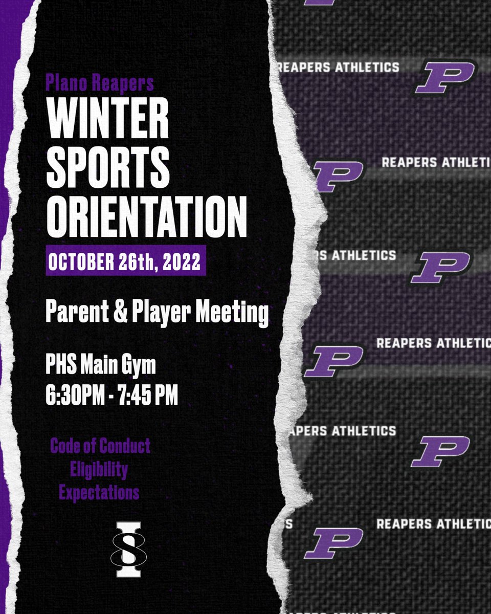 Winter Sports Registration - In order to participate in a Winter Sport you must have the following completed:
✅ ONLINE REGISTRATION FOR SPORTS - (plano.8to18.com)
✅ HAVE A CURRENT PHYSICAL ON FILE IN THE ATHLETIC DEPARTMENT