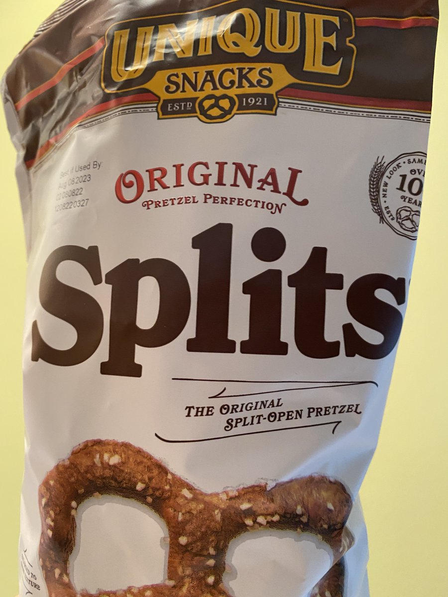 This is an unpaid endorsement (obviously). These pretzels by <a href="/UniqueSnacksUSA/">Unique Snacks</a> are just right-on. Perfect crunch, excellent salt ratio, delicious, clean flavor. Only five ingredients. Highly recommended by me, a guy who knows not much about anything.
