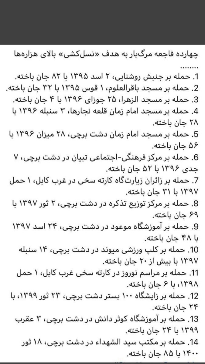 AtifaMohedi's tweet photo. تعداد کمی نیست وهمچنان اعداد نیست 
این همه انسانهای بیگناه(هزاره ) است
#StopHazaraGenocide https://t.co/Wbn4TvV0U4