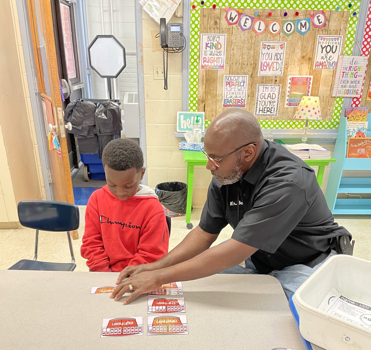 So thankful for people like our custodian, Mr. Ben, who go above and beyond for our students! <a href="/SudduthJackets/">Principal Abraham</a> <a href="/StarkvilleSD/">Starkville Schools</a>