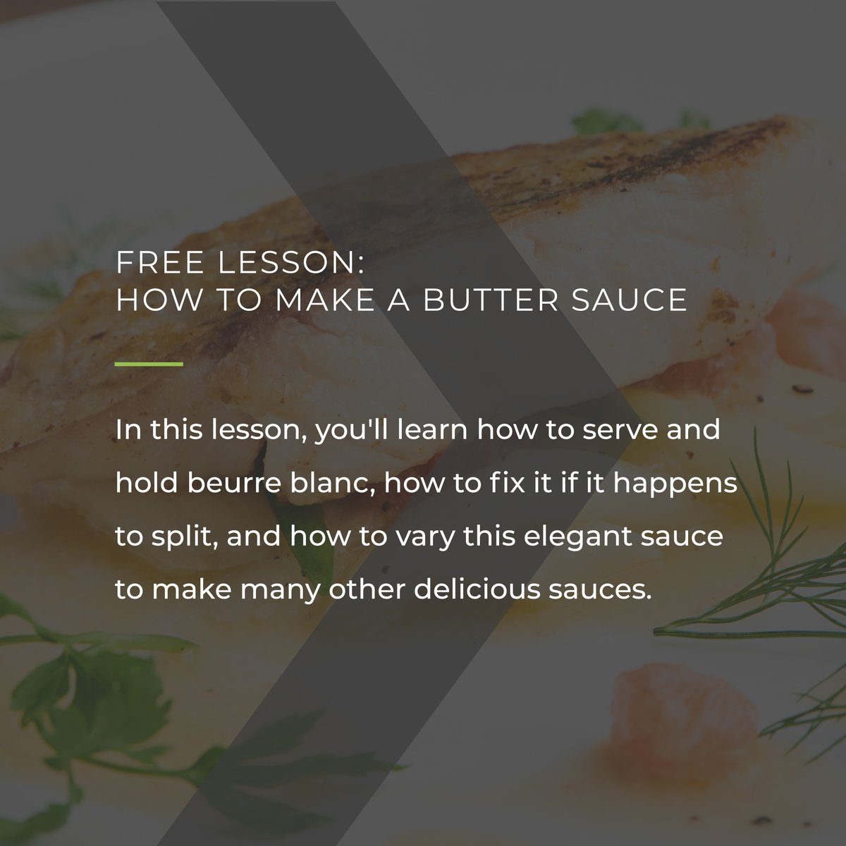 Rouxbe's tweet image. Beurre blanc, a classic French white butter sauce, pairs well with many vegetables and lean meats, and can be altered for a range of delicious uses. Learn more in this free lesson!

#rouxbe #cookinglesson #cookwithrouxbe #aspiringchefs #buttersauce #beurreblanc