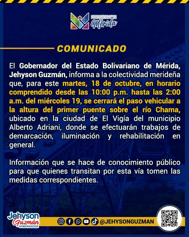 NoticiasRWI's tweet photo. #RWI ATENCIÓN CONDUCTORES
Fuente @SapvemM #17Oct2022 https://t.co/b2W75davjN