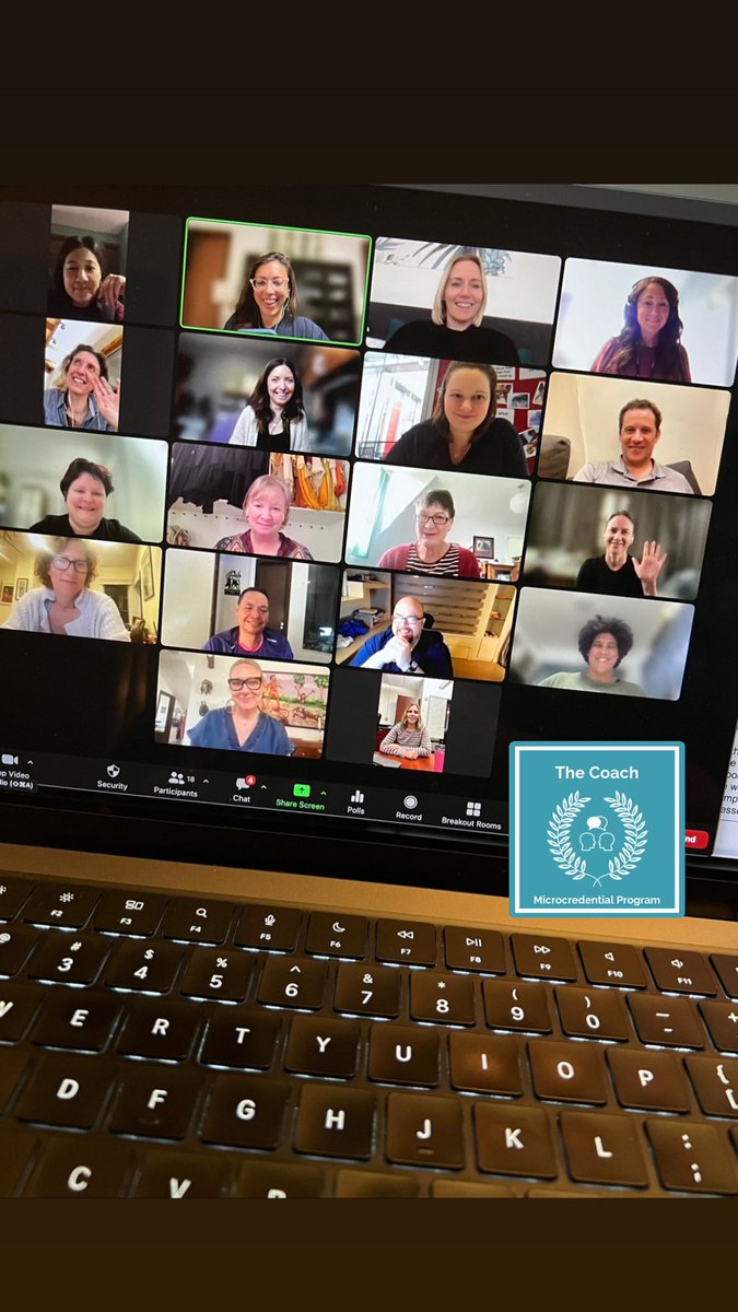 ✨ So inspired by the awesome coaches and leaders I get to work with in The Coach Certificate &amp; Mentorship Program! We had our first alumni virtual meetup last night with graduates &amp; current participants working in schools all over the world! #coachbetter #isedcoach #educoach