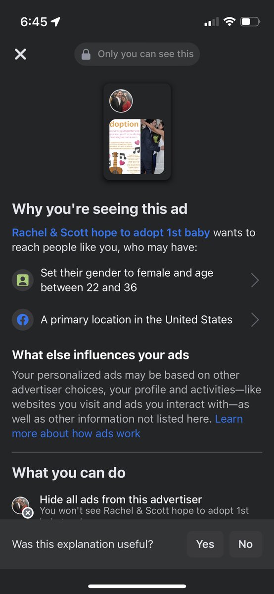 MaryIbarra_11's tweet photo. Apparently if you’re a woman living in a forced birth state, white people will target you on social media on the off chance you have a baby to give away. https://t.co/sTeOMZYCd4