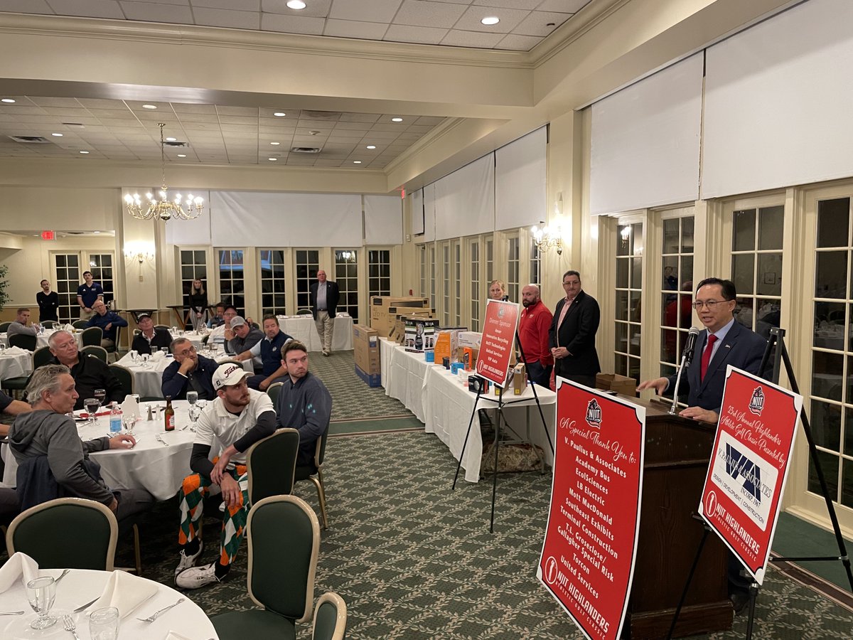 A pleasure meeting so many Highlander supporters and enthusiasts at the <a href="/njithighlanders/">NJIT Highlanders ⚔️</a> golf classic outing today!

#njitgolfclassic