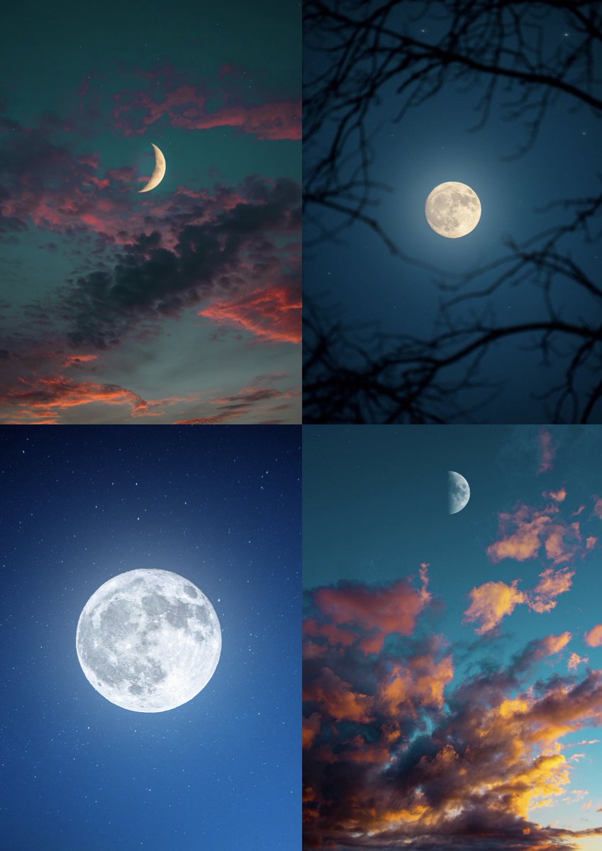 K_Wicksy's tweet photo. Photos I took of the moon. 🌙✨ https://t.co/O2ntSCik51