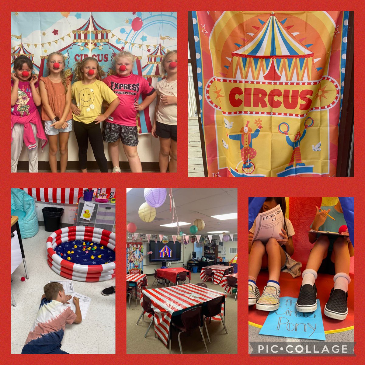 GoshenCreek's tweet photo. Our 3rd grade math teachers transformed their classroom into a multiplication circus🎪. They go above and beyond to make learning fun for students! #gcesdifferencemakers https://t.co/7T7hV0jyNI