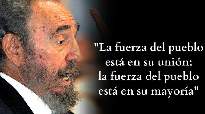 Unir es la palabra de orden, juntos estamos dispuestos a vencer o a morir.#YoSigoAMiPresidente #FuerzaCuba #Cuba #CubaPorLaVida #CubaPorLaPaz #CubaEsAmor #TodosJuntos <a href="/AdanVillavicen5/">Adan Villavicencio Guzmán</a>