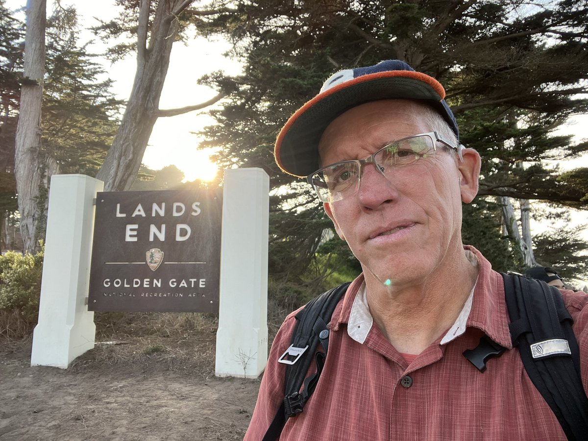 DavidGallagher's tweet photo. Ok Lands End Trail #AllOutSF https://t.co/H0XwXKxczb
