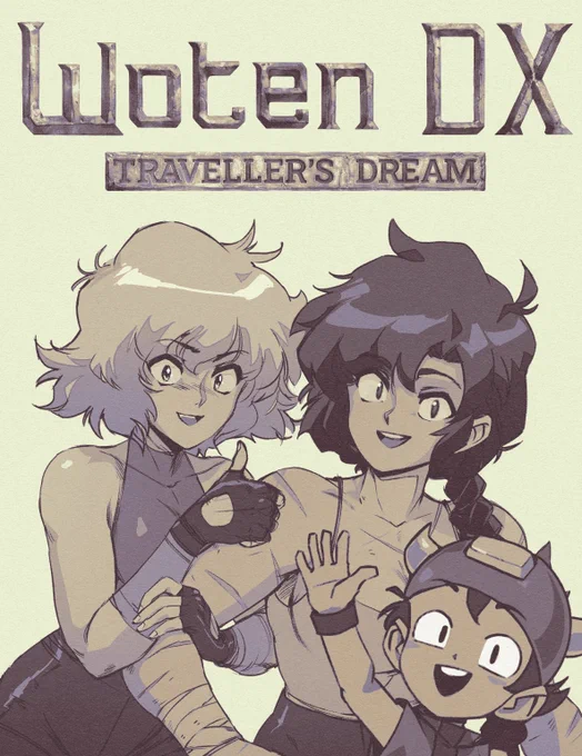 WOOOOOO HECK YEAH! Here's a thumbs up from Pi and Maria!#gamedev #indiedev #WotenDX  