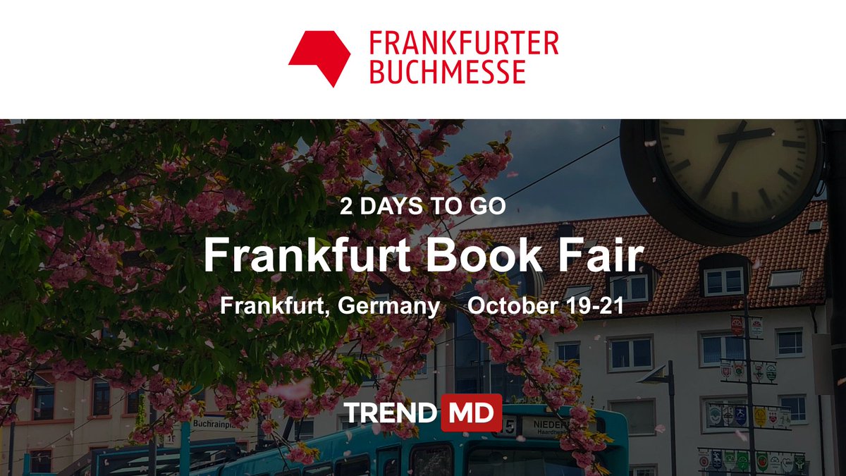 TrendMD (@trendmd) on Twitter photo Only a couple of days to go until #FrankfurtBookFair.
Let us know if you’ll be attending - we’d love to chat!
<a href="/Book_Fair/">FrankfurterBuchmesse</a> #Scholarly #Publishing #FBM22 Only a couple of days to go until #FrankfurtBookFair.
Let us know if you’ll be attending - we’d love to chat!
<a href="/Book_Fair/">FrankfurterBuchmesse</a> #Scholarly #Publishing #FBM22