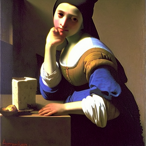 #vermeer 
#stablediffusion #stable_diffusion #AI #AIart #AIartwork
#johannesvermeer #unpublished #painting #フェルメール #维梅尔 #維梅爾 #베르메르 #フェルメールと17世紀オランダ絵画展 #modernart #baroqueart #investinginart
Girl on elbow